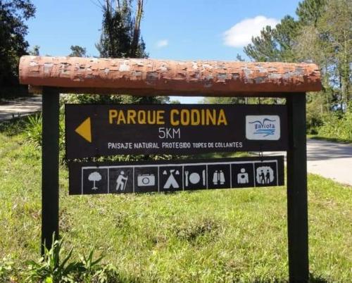Between mountains, the Codina Natural Park